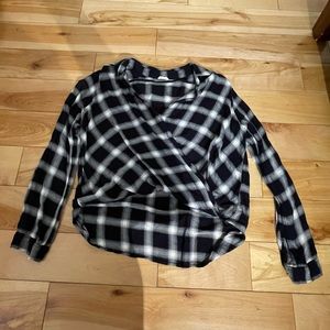 flannel blouse